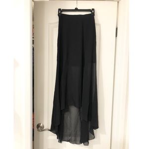 Mara Hoffman Silk Sheer Chiffon Skirt